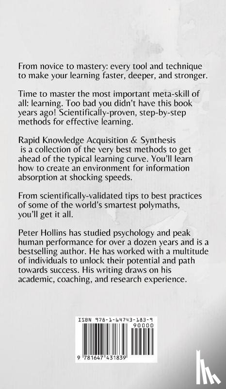 Hollins, Peter - Rapid Knowledge Acquisition & Synthesis