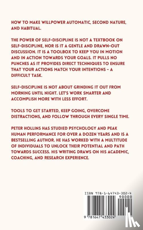 Hollins, Peter - The Power of Self-Discipline