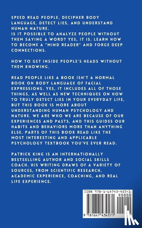 King, Patrick - OFFICIAL WORKBOOK for Read People Like a Book