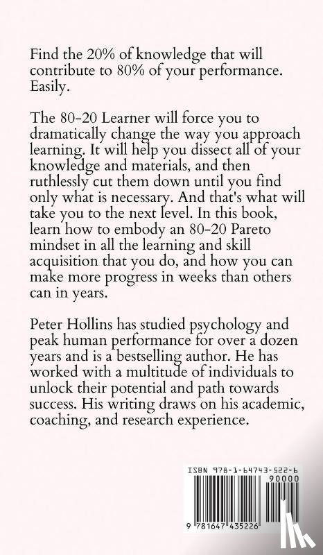 Hollins, Peter - The 80-20 Learner