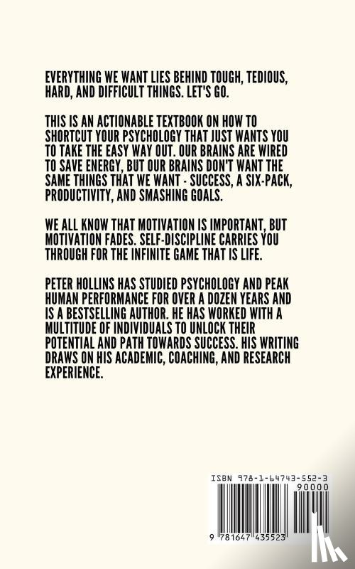 Hollins, Peter - Self-Discipline for Tedious, Boring, and Difficult Things