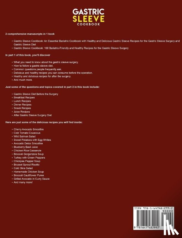 Newman, Luke - Gastric Sleeve Cookbook