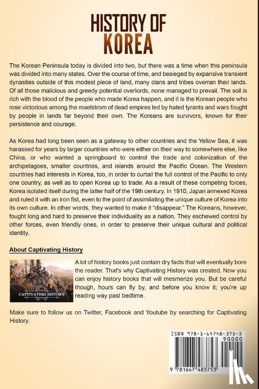 History, Captivating - History of Korea