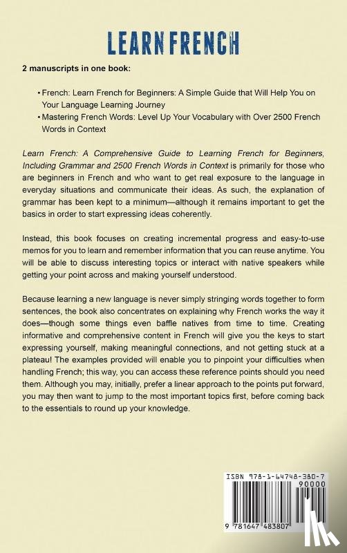 Learning, Simple Language - Learn French