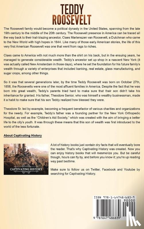 History, Captivating - Teddy Roosevelt