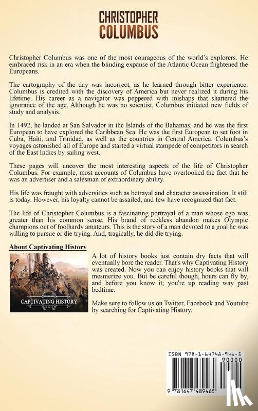 History, Captivating - Christopher Columbus