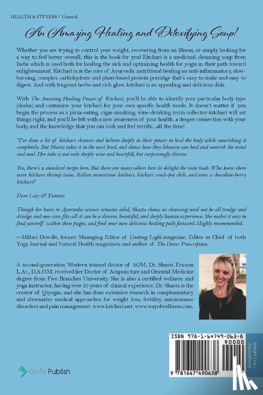 Ericson L Ac, Dr D a O M Shasta - The Amazing Healing Power of Kitchari