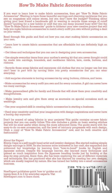 Howexpert, Cepe, Khyria - How To Make Fabric Accessories