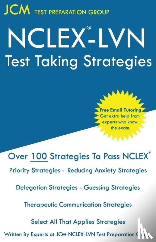 Test Preparation Group, Jcm-Nclex-Lvn - NCLEX LVN Test Taking Strategies