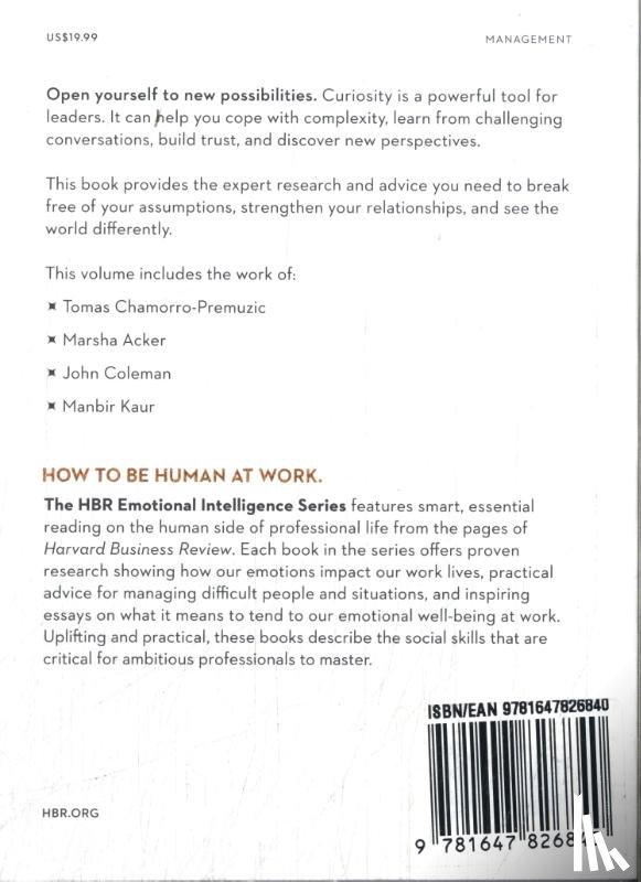 Harvard Business Review, Chamorro-Premuzic, Tomas, Acker, Marsha, Coleman, John - Curiosity