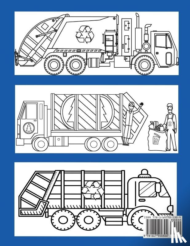 Blue Wave Press - Garbage Truck Coloring Book
