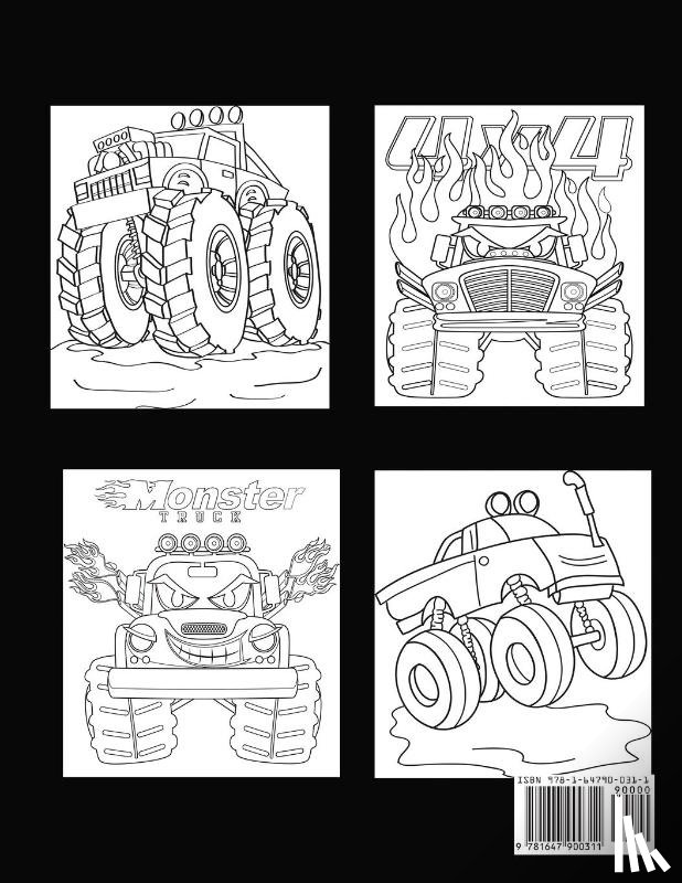 Blue Wave Press - Monster Truck Coloring Book