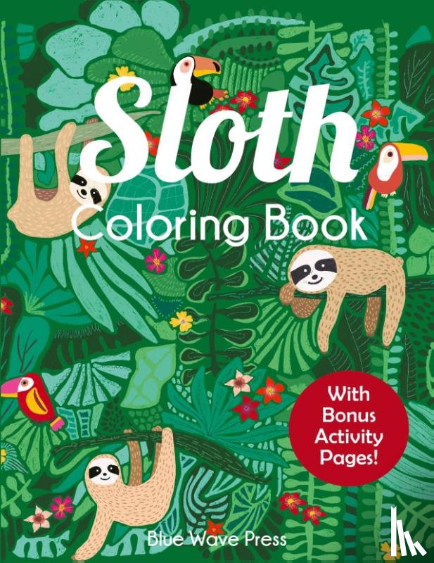 Blue Wave Press - Sloth Coloring Book