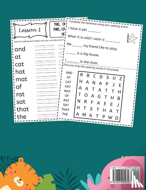 Blue Wave Press - Spelling Workbook for Kids Ages 5-7
