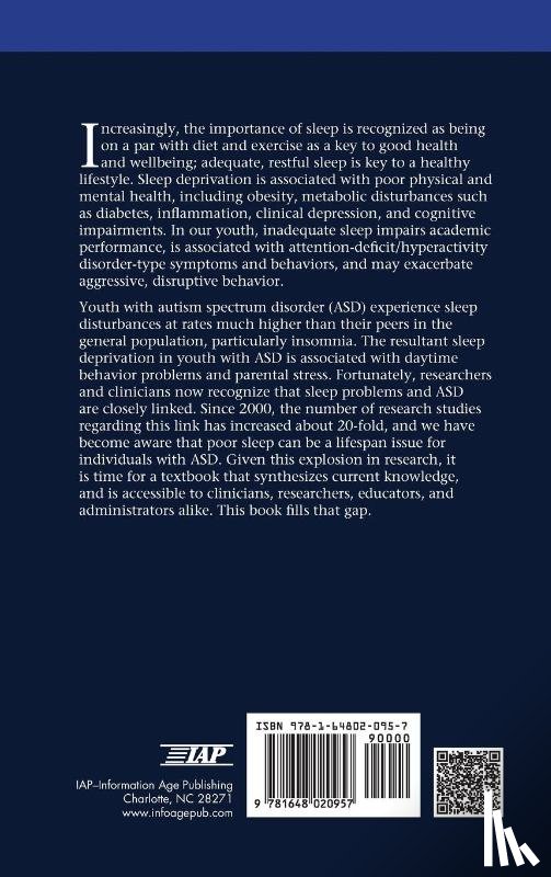  - Sleep Difficulties and Disorders in Autism Spectrum Disorder