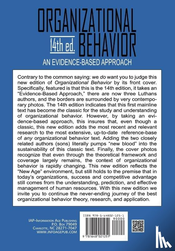 Luthans, Fred, Luthans, Brett C., Luthans, Kyle W. - Organizational Behavior
