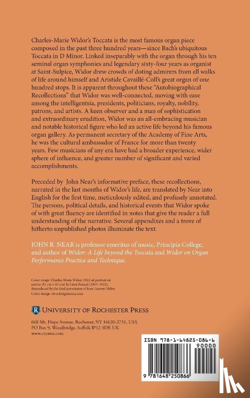 Near, John R (Royalty Account) - Autobiographical Recollections of Charles-Marie Widor