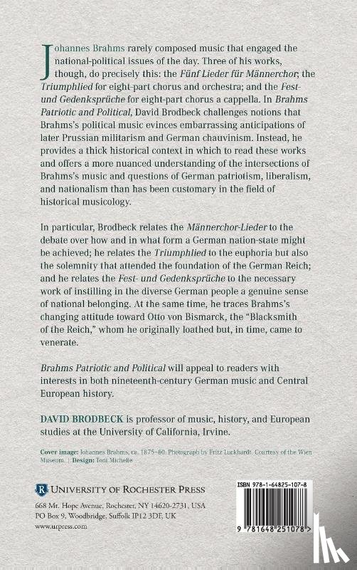 Brodbeck, Dr David (Customer) - Brahms Patriotic and Political