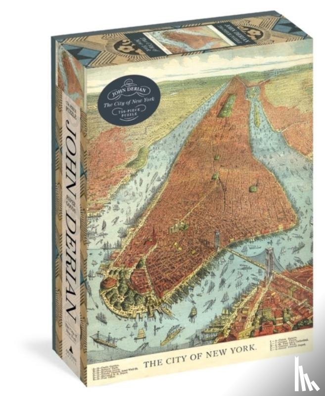 Derian, John, Artisan Puzzle - John Derian Paper Goods: The City of New York 750-Piece Puzzle