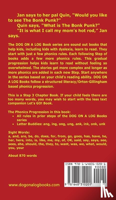 Brookes, Pamela - The Bonk Punk Hot Rod Chapter Book