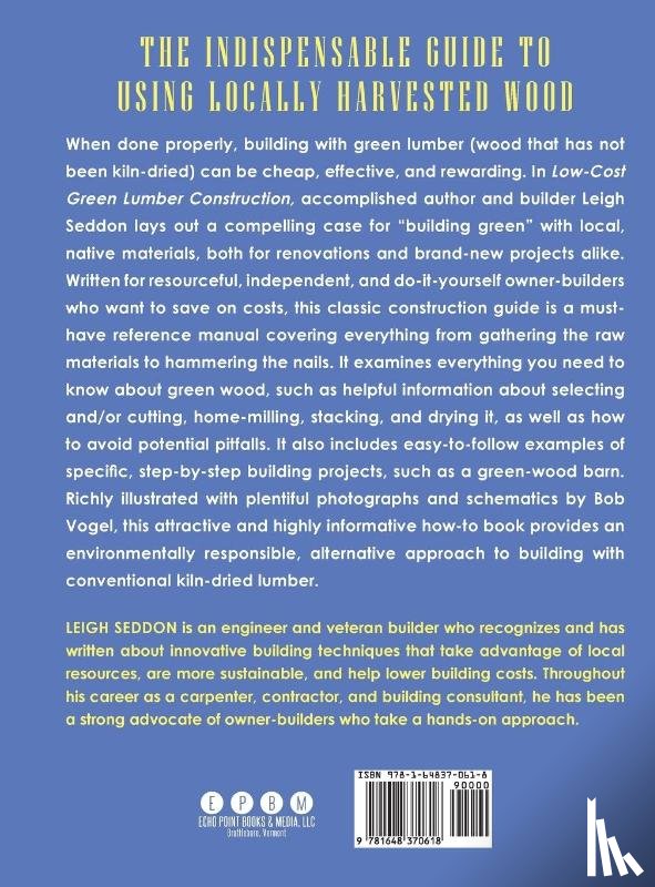 Seddon, Leigh W - Low Cost Green Lumber Construction