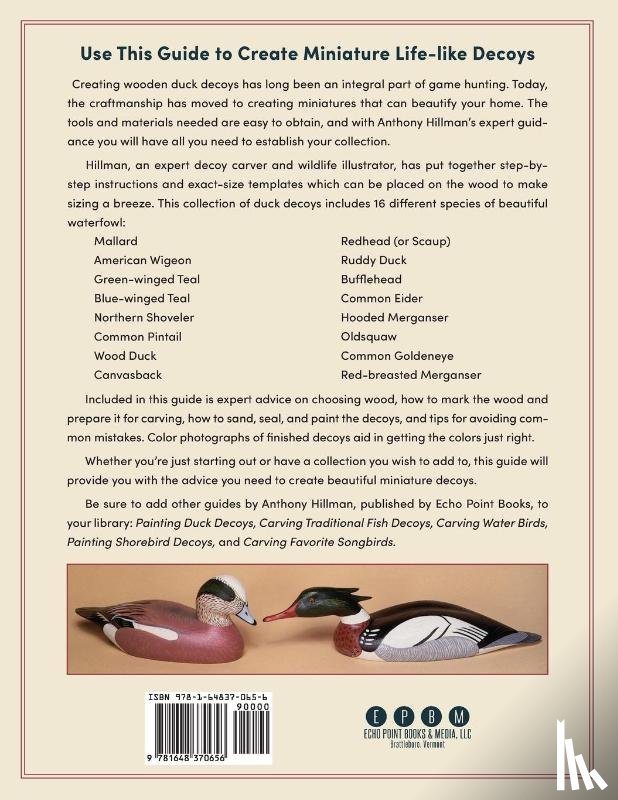 Hillman, Anthony - Carving Miniature Duck Decoys