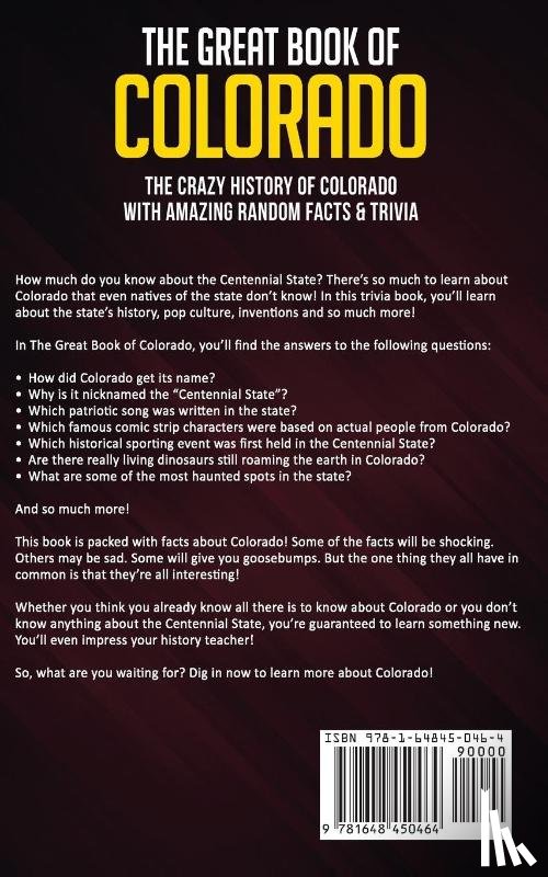 O'Neill, Bill - The Great Book of Colorado