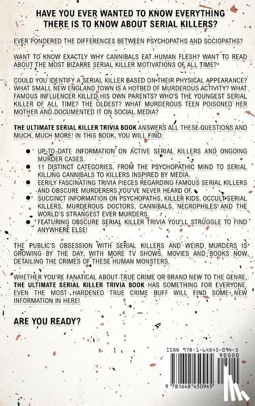 Rosewood, Jack - The Ultimate Serial Killer Trivia Book
