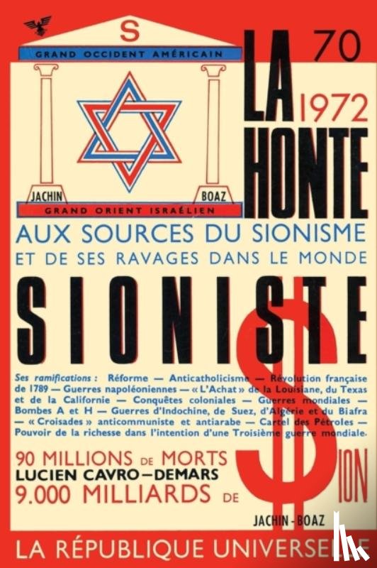 Cavro-Demars, Lucien - La honte sioniste