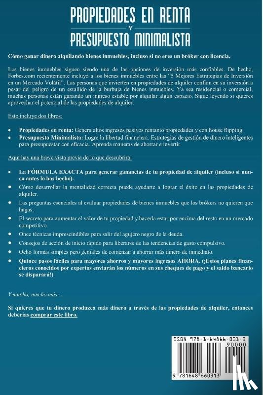 Sevilla, Victor - Propiedades en renta y presupuesto minimalista 2 libros en 1