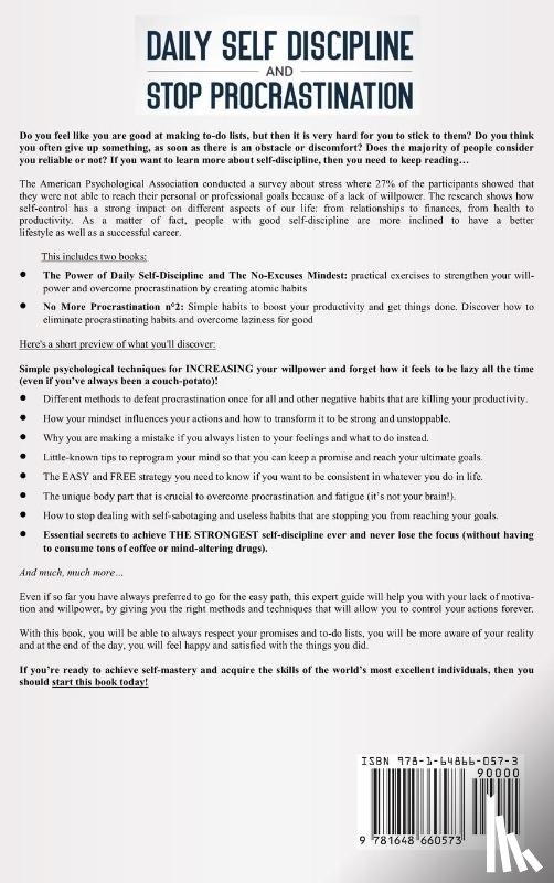Woods, Gareth - Daily Self Discipline and Procrastination 2-in-1 Book