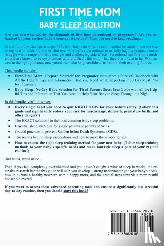 Warren, Laura - First Time Mom & Baby Sleep Solution 2-in-1 Book