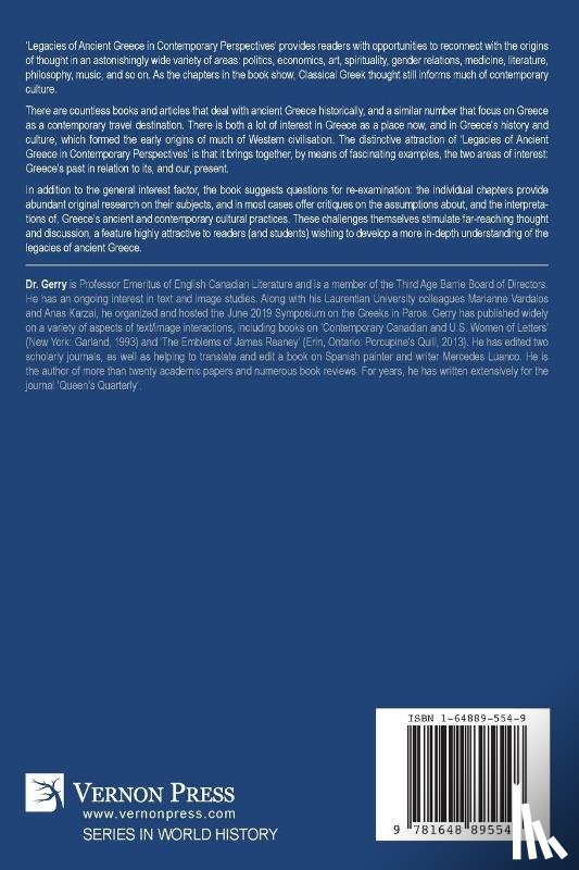  - Legacies of Ancient Greece in Contemporary Perspectives