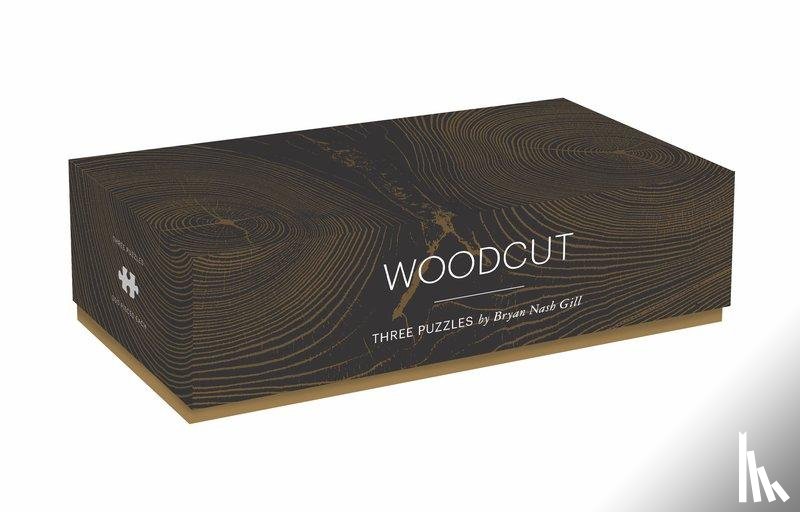 Gill, Bryan Nash - Woodcut: Three Puzzles