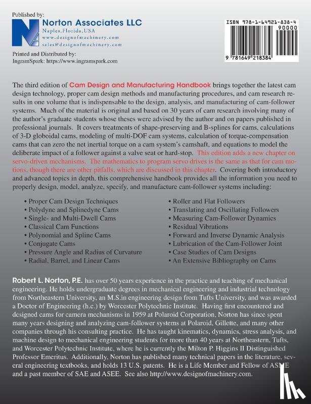Norton, Robert L - Cam Design and Manufacturing Handbook