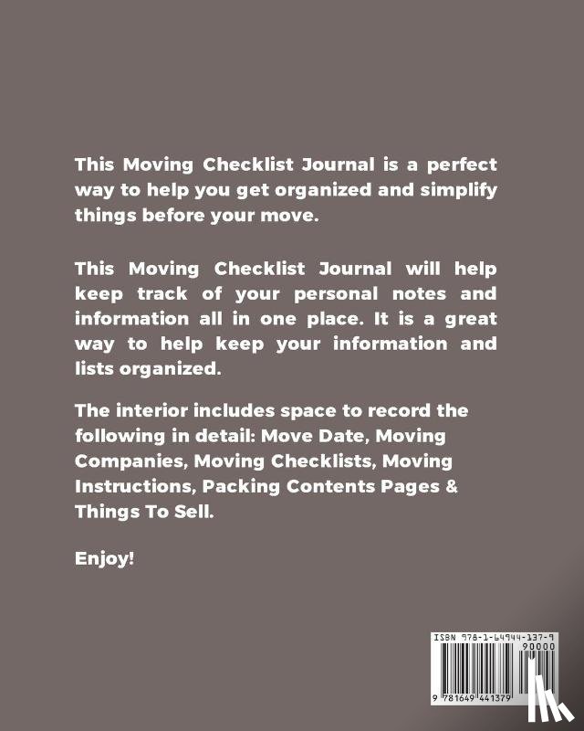 Newton, Amy - Moving Checklist