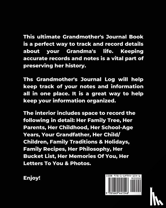 Newton, Amy - Grandmother's Journal, A Keepsake & Memories Book