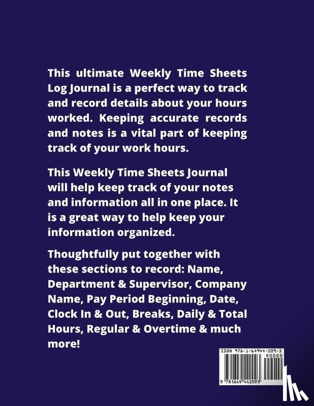 Newton, Amy - Weekly Time Sheets