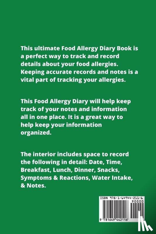 Newton, Amy - Food Allergy Diary