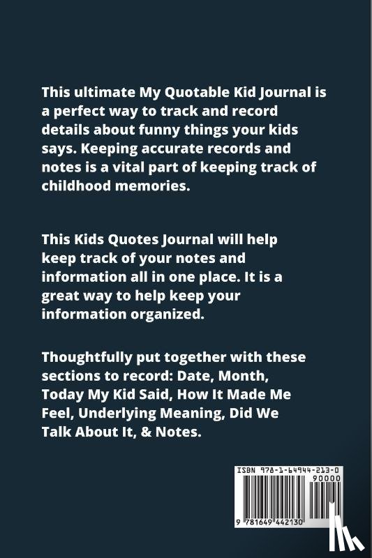 Newton, Amy - My Quotable Kid