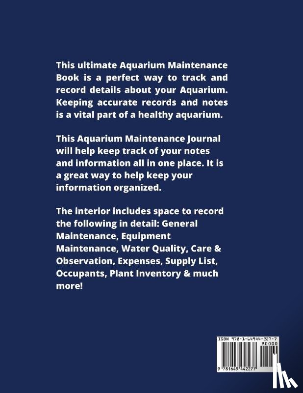 Newton, Amy - Aquarium Maintenance