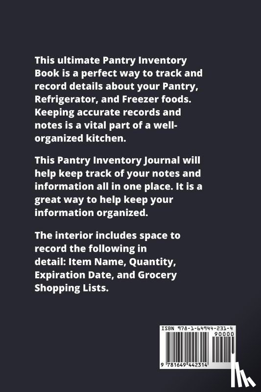 Newton, Amy - Pantry Inventory