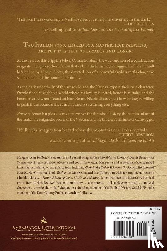 Philbrick, Margaret Ann - House of Honor