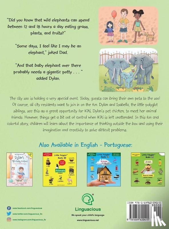 Dias de Oliveira Santos, Victor - A Wild Day at the Zoo / Um Dia Maluco No Zoologico - Bilingual English and Portuguese (Brazil) Edition