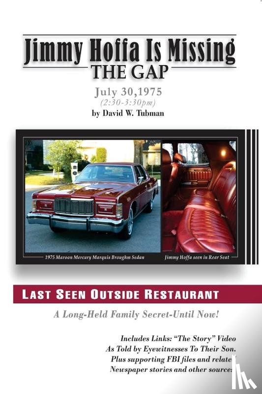 Tubman, David W - Jimmy Hoffa Is Missing-The Gap