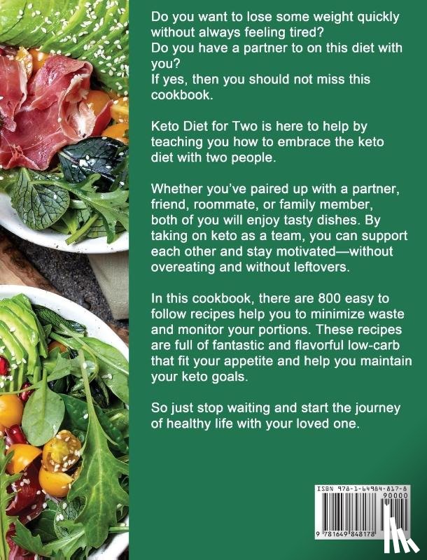 Moss, Tana - The Simple Keto Diet For Two Cookbook