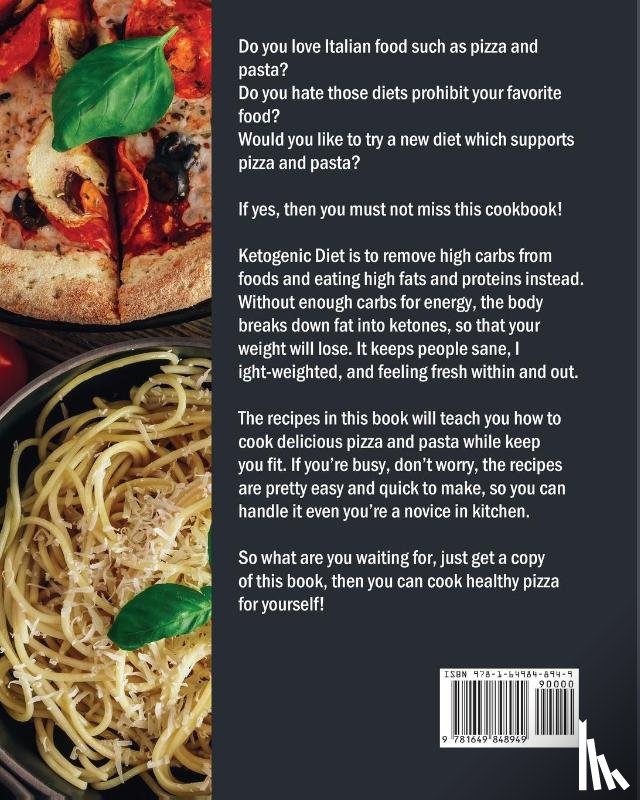 Williams, Janie - Keto Diet Pizza & Pasta Cookbook