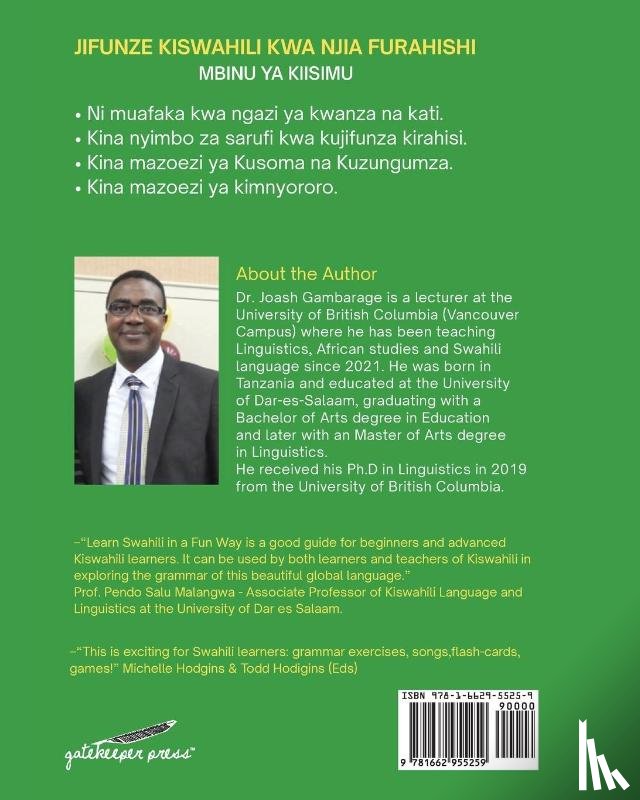 Gambarage, Joash J - Learn Swahili in a Fun Way