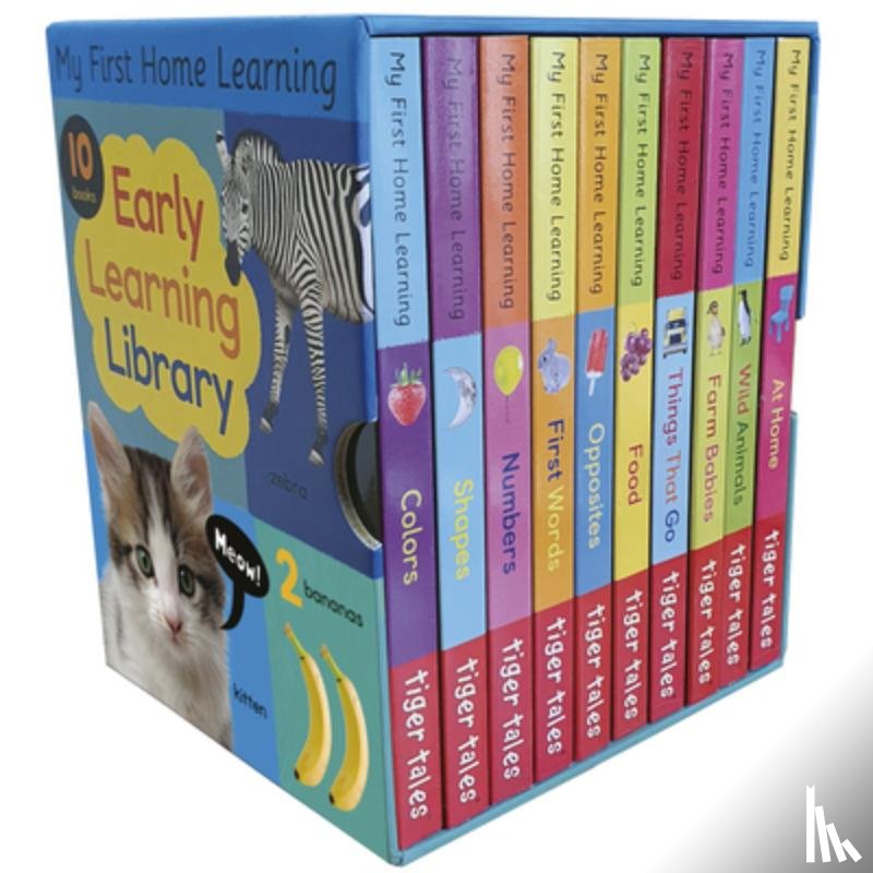 Tiger Tales - Early Learning Library: Box Set 10 Board Books for Kids