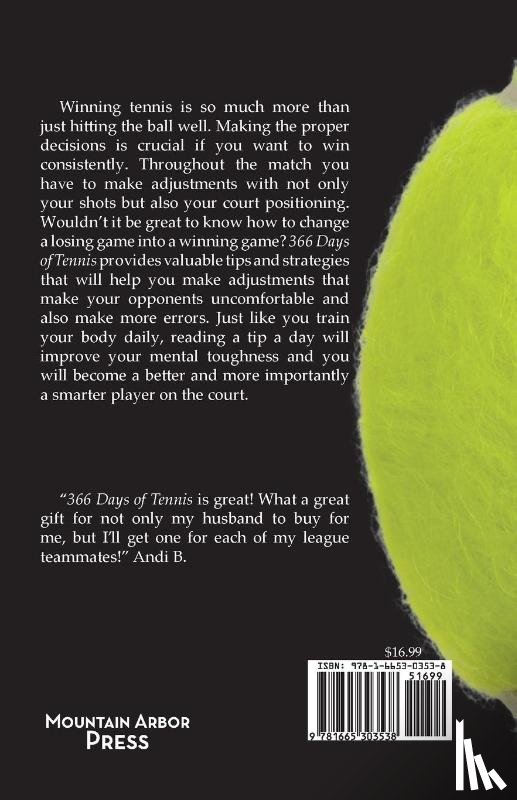 Carver, Rob - 366 Days of Tennis